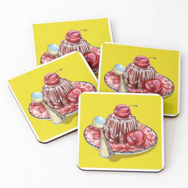 Item preview, Chocolate Pudding with Cherries designed and sold by Katariina Purru.