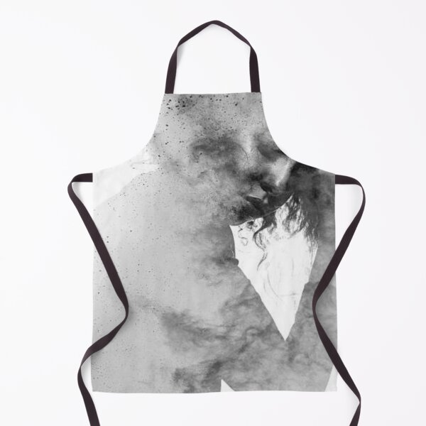Item preview, Unhappy woman's form double exposed with paint splatter effect designed and sold by MTShoppingLine.