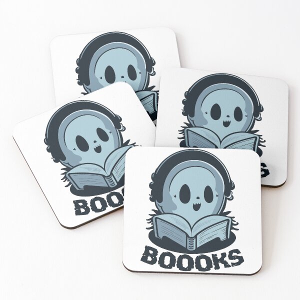 Item preview, Boooks Ghost Reading a Book Booo Halloween Boo designed and sold by Peculiarts.