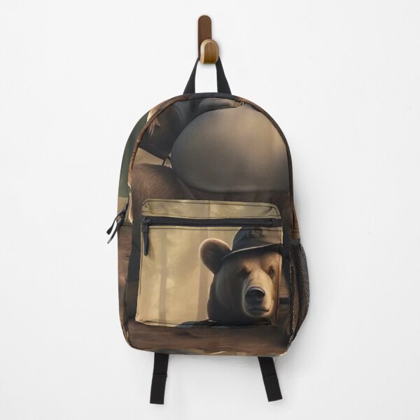 Item preview, Cute Bear Grazer 128 Enjoys Camping And Outdoors Travel designed and sold by yourwelcomee.