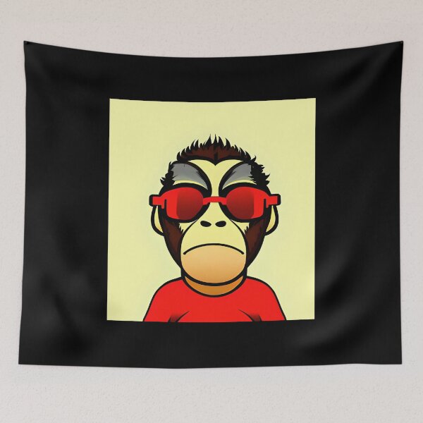 Item preview, Red Monkey designed and sold by ShilpyDesign.