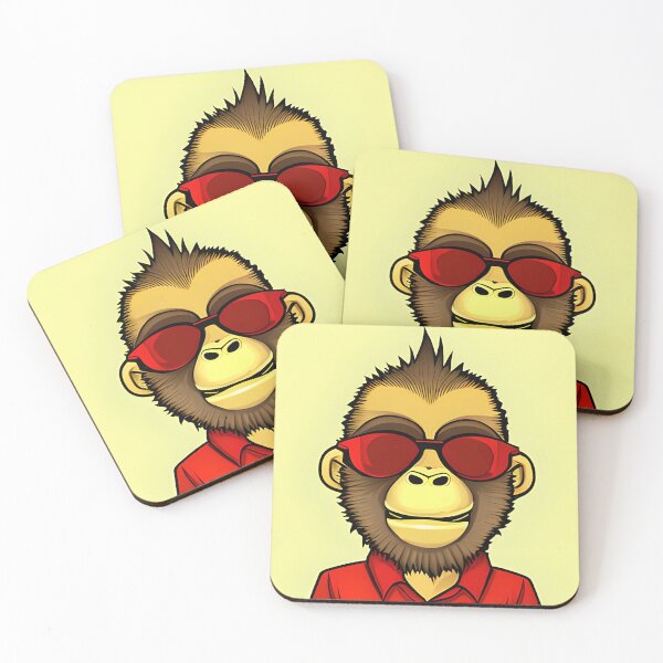 Item preview, Red Monkey designed and sold by ShilpyDesign.