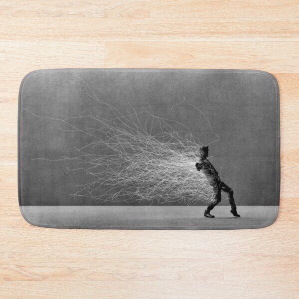 Item preview, Careful businessman tiptoeing away designed and sold by MTShoppingLine.