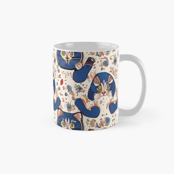 Item preview, Cat Seamless Patterns confused. designed and sold by curlew28.