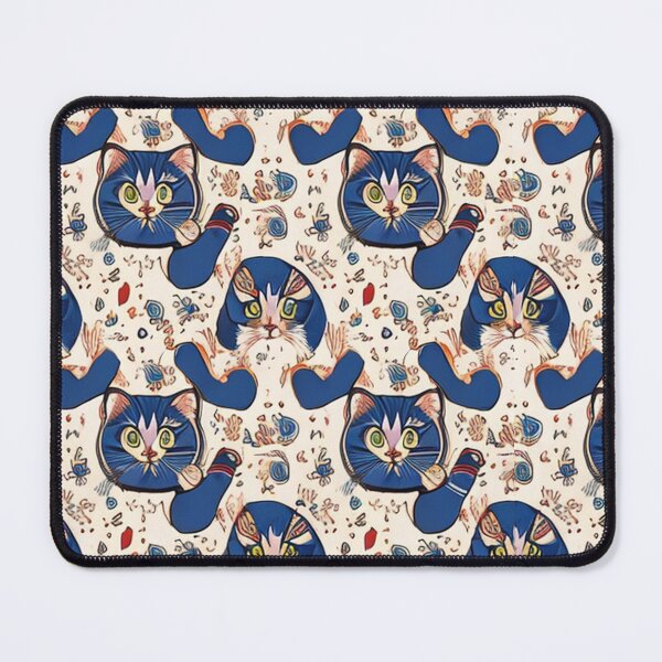 Item preview, Cat Seamless Patterns confused. designed and sold by curlew28.