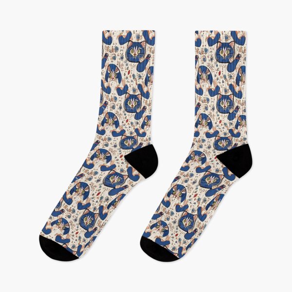 Item preview, Cat Seamless Patterns confused. designed and sold by curlew28.