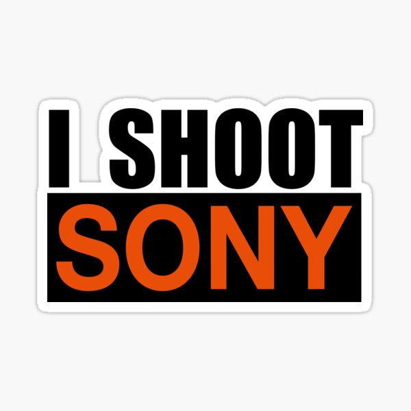 Vista previa del artículo con la obra «Diseño del logotipo I Shoot Sony para la camiseta Sony Alpha.», diseñado y vendido por athurbubble.