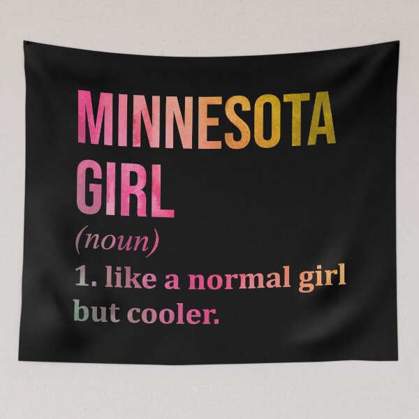 Item preview, Minnesota Girl Definition Minnesota in Watercolor designed and sold by XCIV.