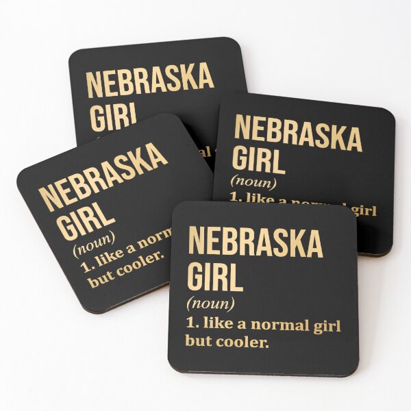 Item preview, Nebraska Girl Definition Nebraska in Gold designed and sold by XCIV.