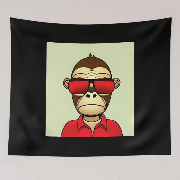 Item preview, Red Monkey designed and sold by ShilpyDesign.