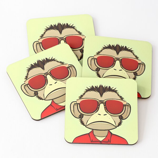 Item preview, Red Monkey designed and sold by ShilpyDesign.
