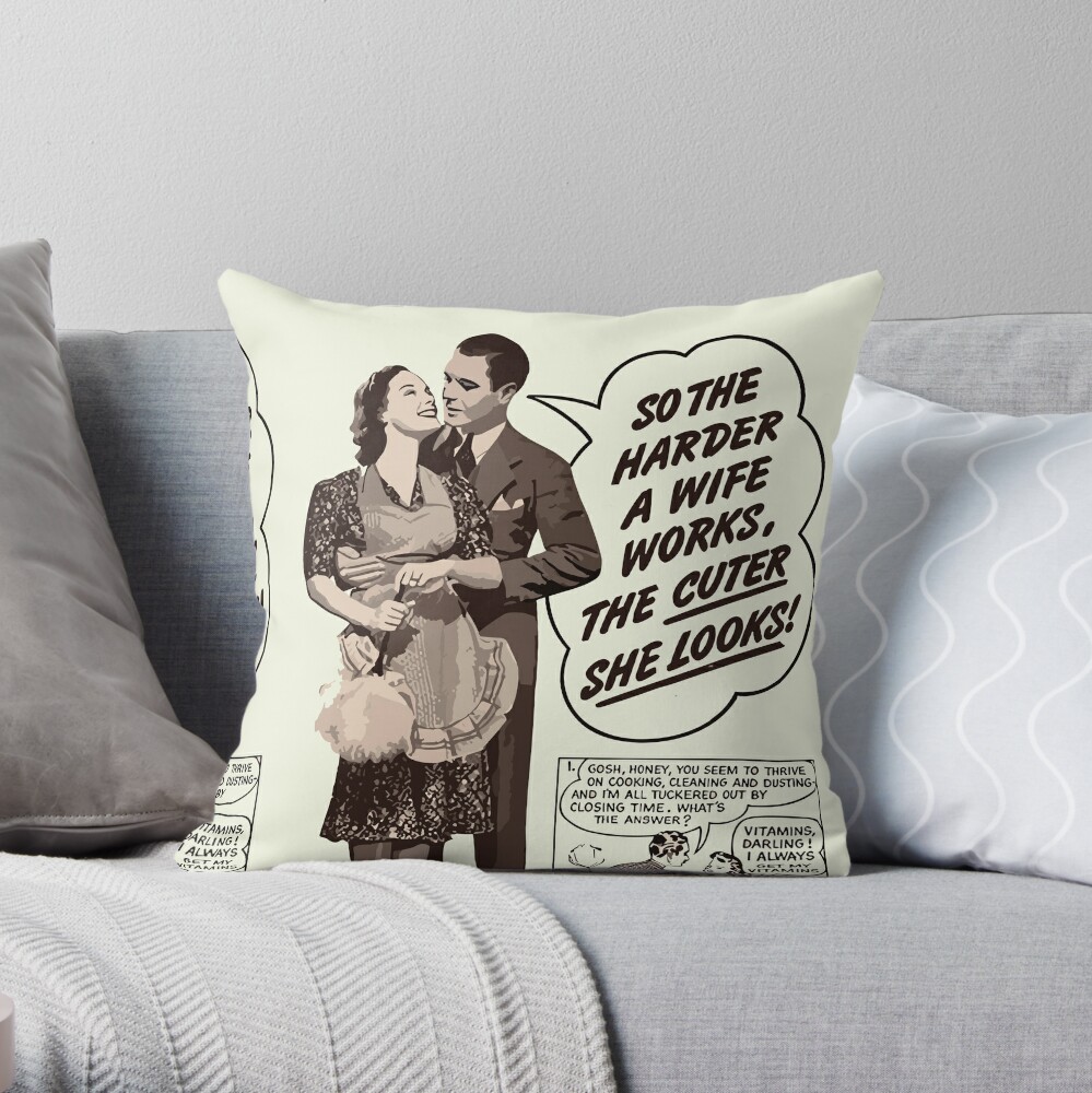 Item preview, Throw Pillow designed and sold by blackink-design.