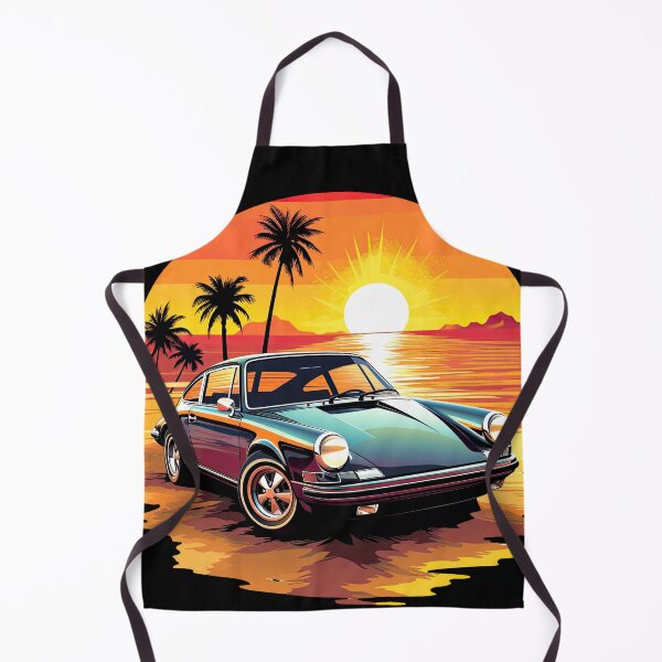 Item preview, Retro Sport Car Against Sunset designed and sold by eyestetix.