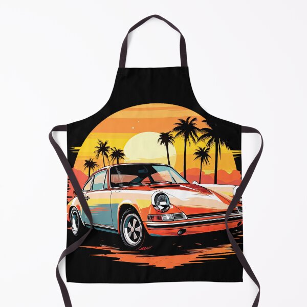 Item preview, Retro Sport Car Against Sunset 2 designed and sold by eyestetix.