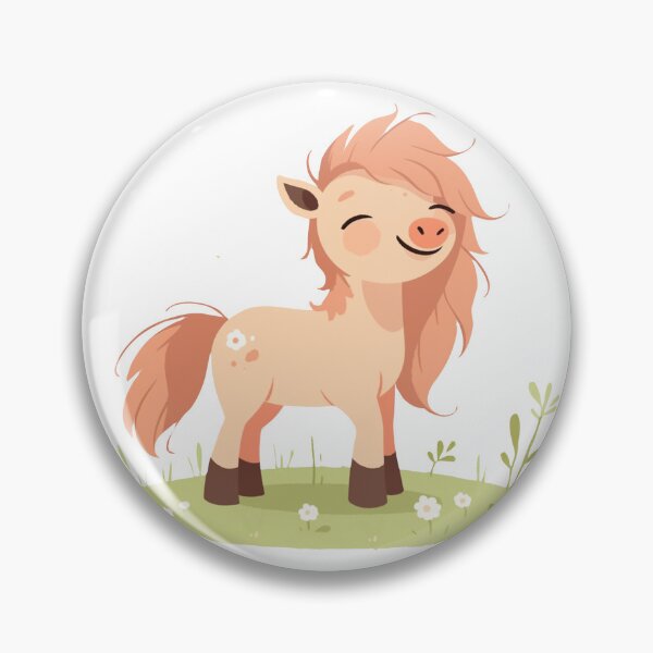 Artikelvorschau, Cute Smiling Horse entworfen und verkauft von whimsizoo.