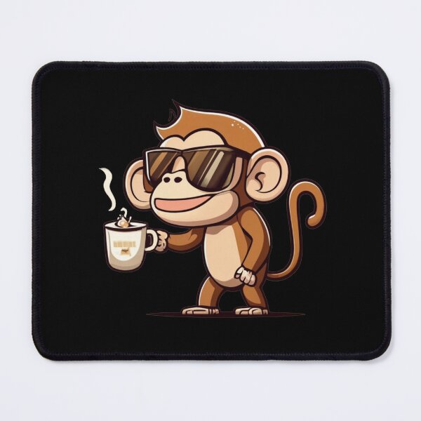 Item preview, Coffee Monkey designed and sold by TrendyPalette.