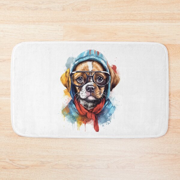 Artikelvorschau, Hiphop-Hund, Hund trägt Brille, Kapuzenpullover Hiphop entworfen und verkauft von GreyStanzione1.