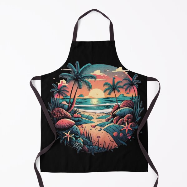 Aperçu de l'œuvre Sunset Beach créée et vendue par TrendyPalette.