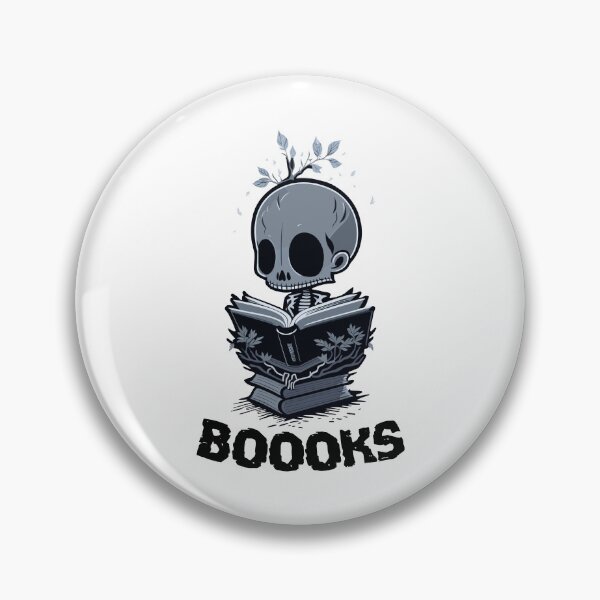 Item preview, Boooks Skeleton Reading a Book Booo Halloween Boo designed and sold by Peculiarts.