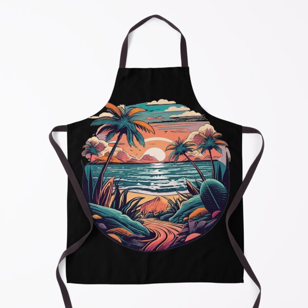 Aperçu de l'œuvre Sunset Beach créée et vendue par TrendyPalette.