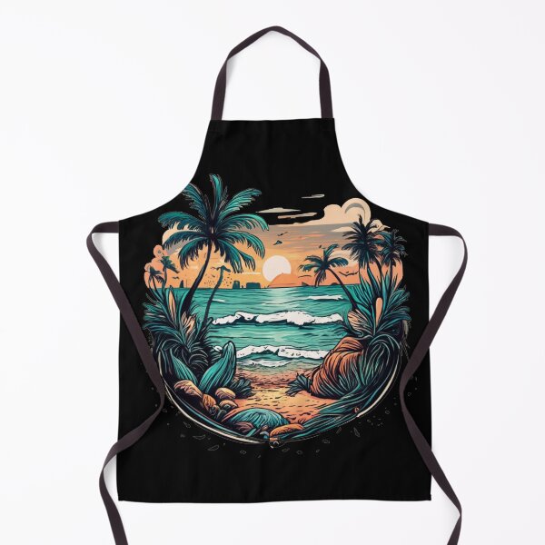 Aperçu de l'œuvre Sunset Beach créée et vendue par TrendyPalette.