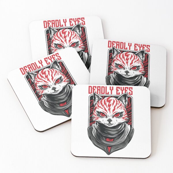 Item preview, cat red eyes, deadly eyes, deadly cat designed and sold by GreyStanzione1.