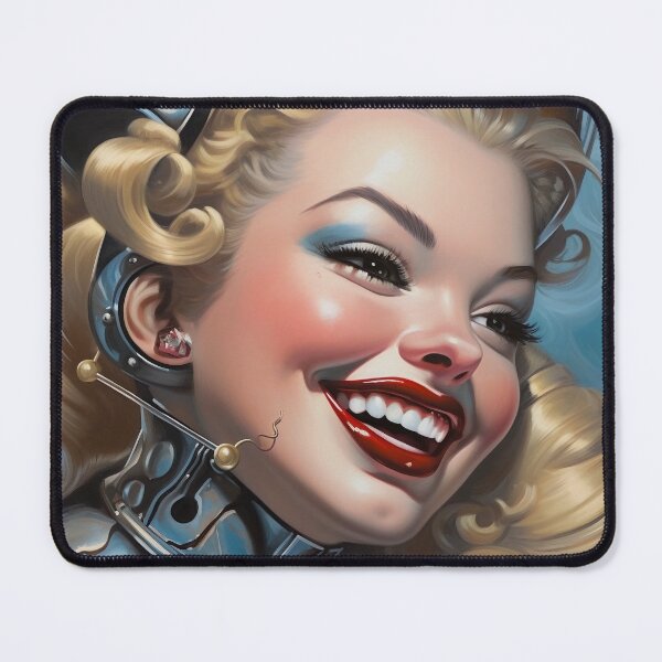 Item preview, Pinup art, elegant and futuristic beauty designed and sold by GueloStudio.