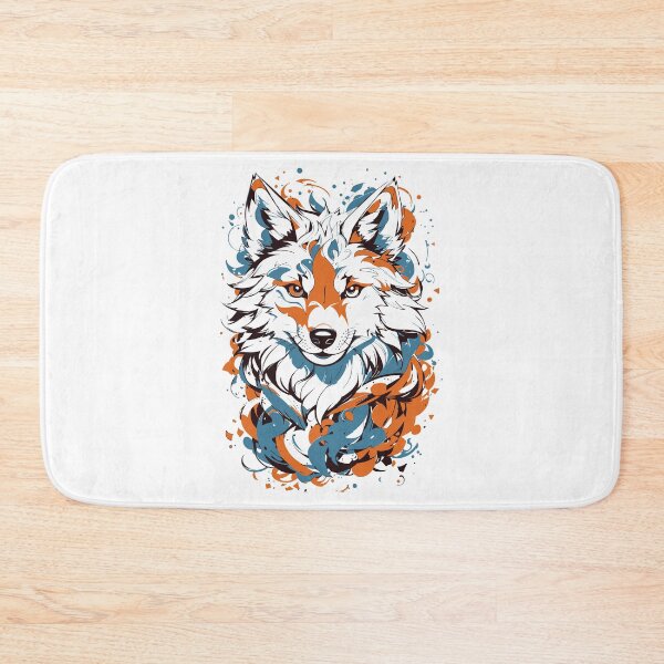 Item preview, Colorful wolf head, wolf head, fox designed and sold by GreyStanzione1.