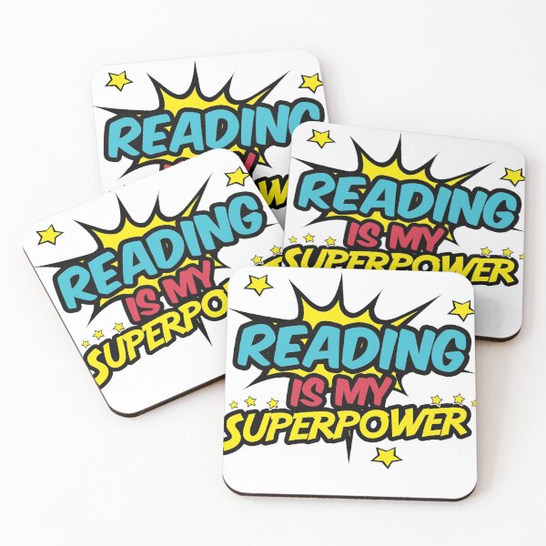 Item preview, Reading Is My Superpower - Retro Vintage Books Reading designed and sold by kroete1204.