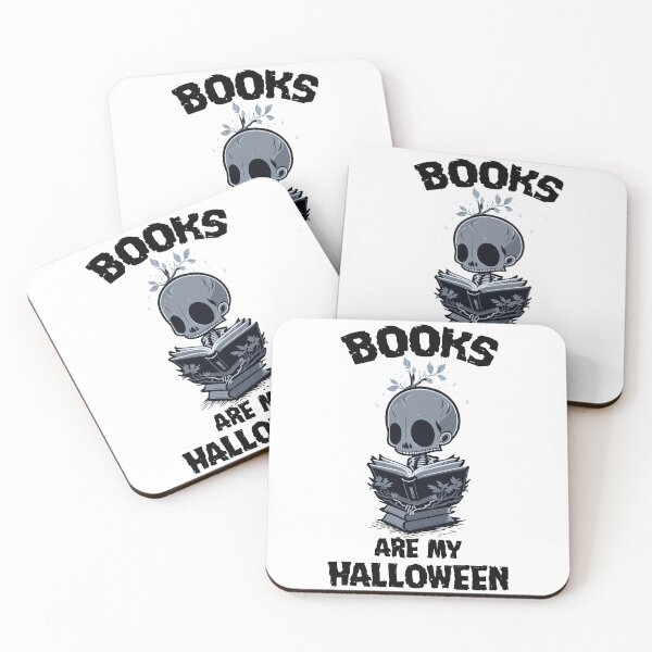 Item preview, Books are My Halloween Skeleton Reading a Book designed and sold by Peculiarts.