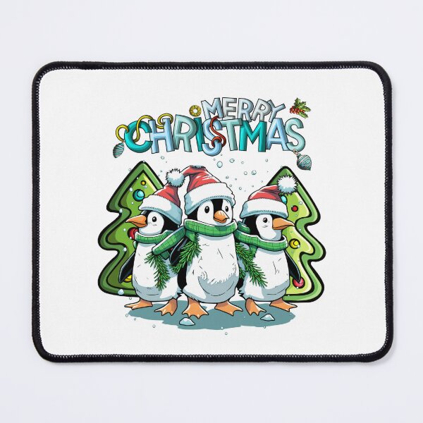 Item preview, Merry Christmas Cute Penguins designed and sold by Cauteteesnyc.