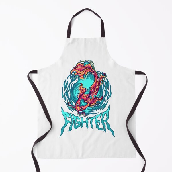 Item preview, Koi fish fighter, Koi fish samurai, japanese koi cartoon designed and sold by GreyStanzione1.