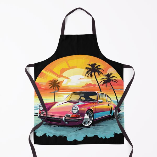 Item preview, Retro Sport Car Against Sunset 3 designed and sold by eyestetix.