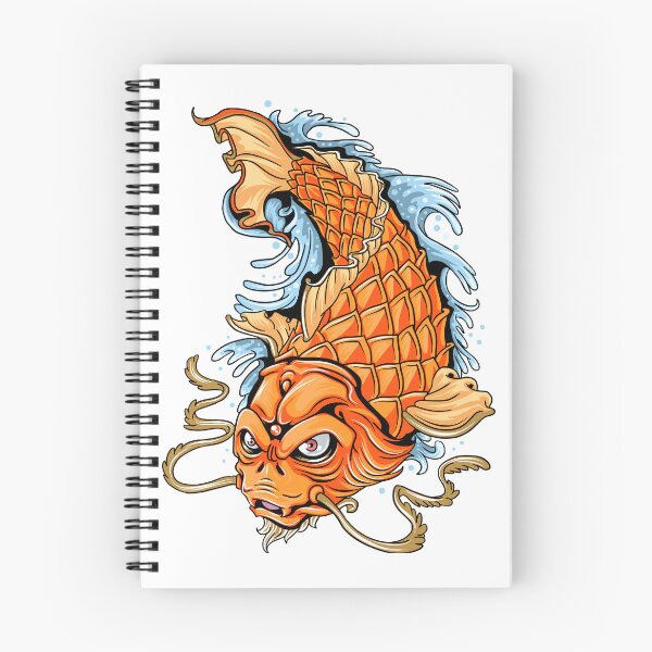 Item preview, Koi fish gold, Koi fish, Koi fish cartoon  designed and sold by GreyStanzione1.