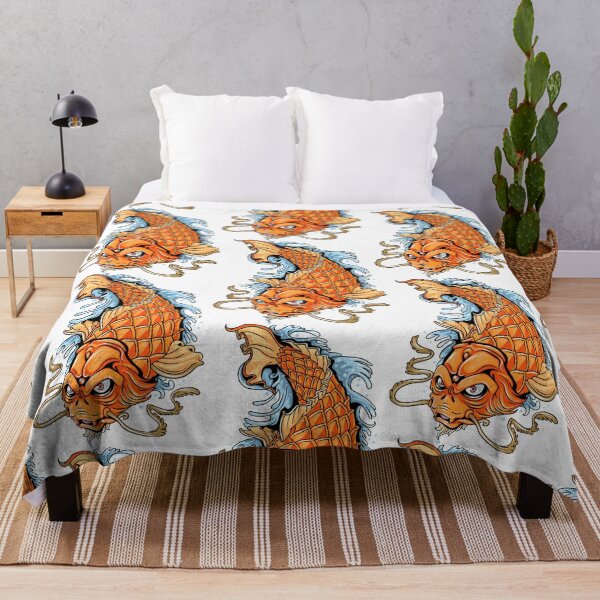 Item preview, Koi fish gold, Koi fish, Koi fish cartoon  designed and sold by GreyStanzione1.