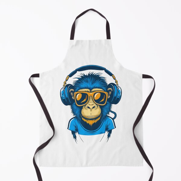 Item preview, Monkey wearing headphones, monkey wearing glasses, monkey hiphop style designed and sold by GreyStanzione1.