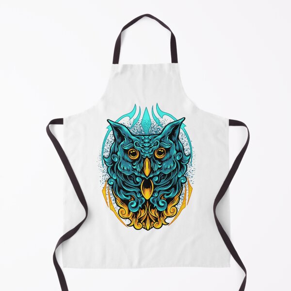 Item preview, Owl head, owl head decoration, colorful owl head designed and sold by GreyStanzione1.