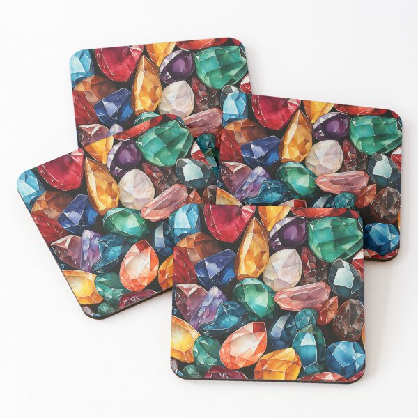 Item preview, Gem Stone Design designed and sold by MahsaWatercolor.