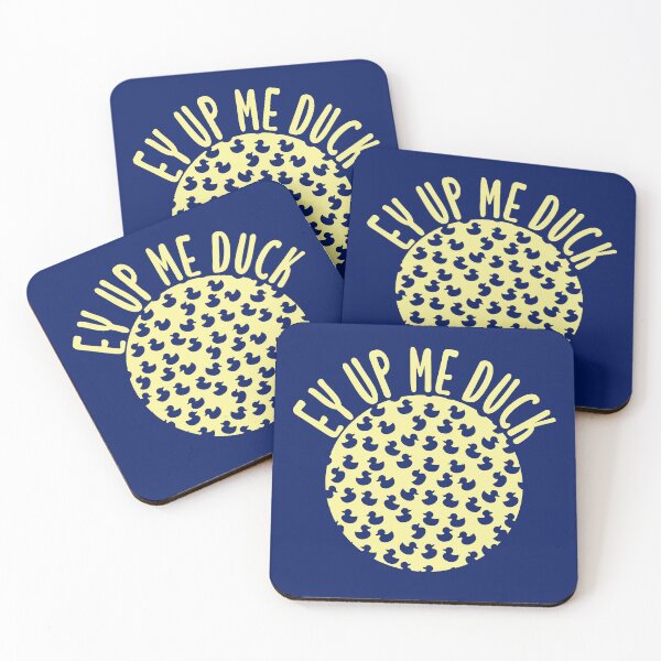 Item preview, Ey Up Me Duck Yorkshire Lancashire northern funny ducks designed and sold by incurablehippie.