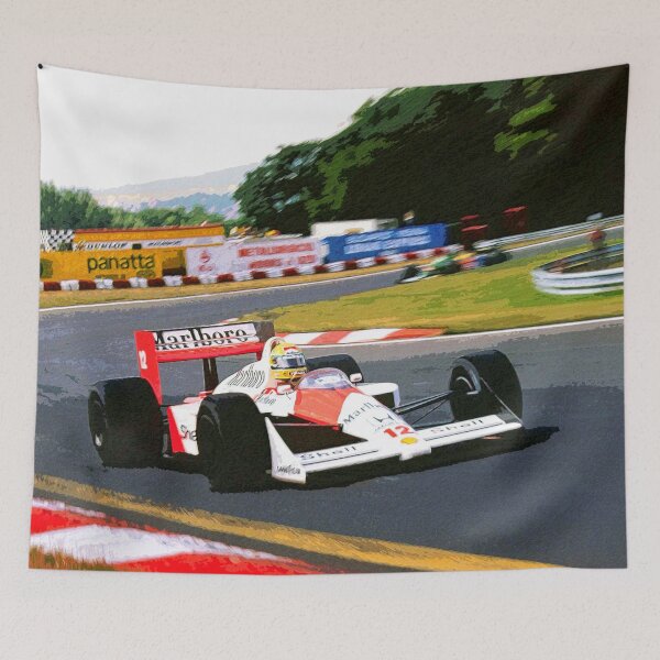 Item preview, Ayrton Senna racing his 1988 MP 4-4 F1 racecar designed and sold by Rodissimus1984.