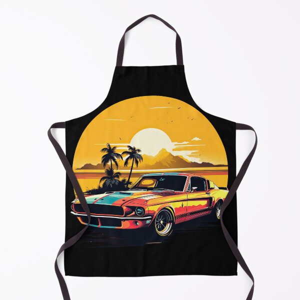 Item preview, Retro Sport Car Against Sunset 5 designed and sold by eyestetix.