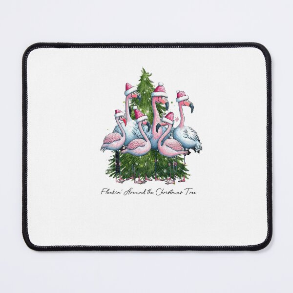 Item preview, Merry Christmas Flamingoes designed and sold by Cauteteesnyc.