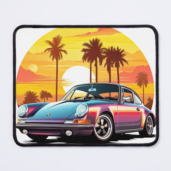 Item preview, Retro Sport Car Against Sunset 6 designed and sold by eyestetix.