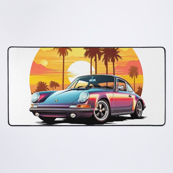 Item preview, Retro Sport Car Against Sunset 6 designed and sold by eyestetix.