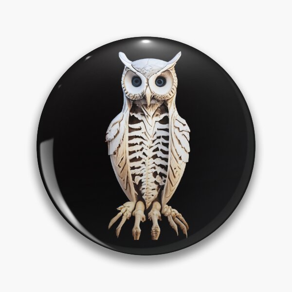 Item preview, Skeleton Owl with Black Background designed and sold by ossiagraphics.