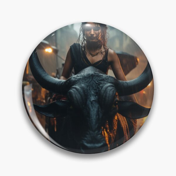 Item preview, Indian Girl Sitting on a Buffalo On a Rainy Day designed and sold by zykhil.