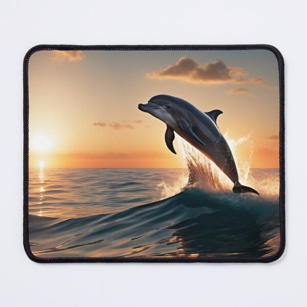 Item preview, Dolphin jumping out of the water designed and sold by Robinson-Icious.