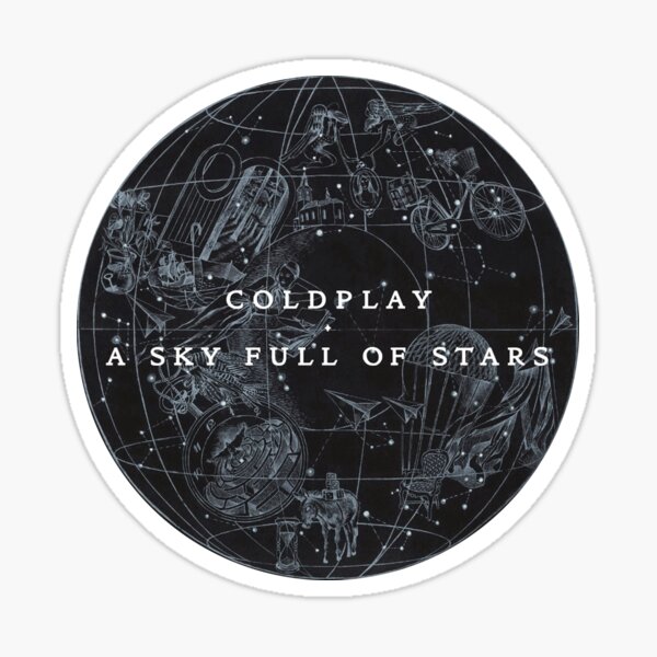 Coldplay True Love Album Cover Sticker