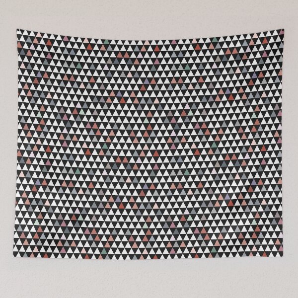 Item preview, Geometric abstraction. Multicolored triangles designed and sold by Natalia Ruzhyna.