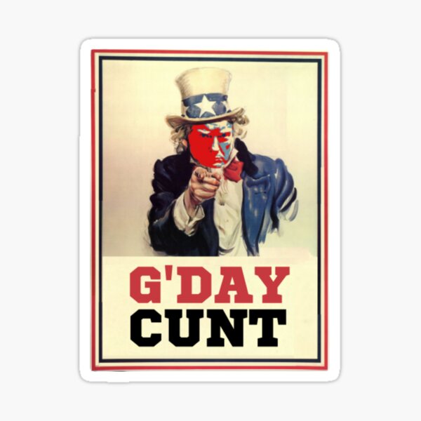 Aperçu de l'œuvre Bonjour Cunt Trump créée et vendue par Flirt-Teez.